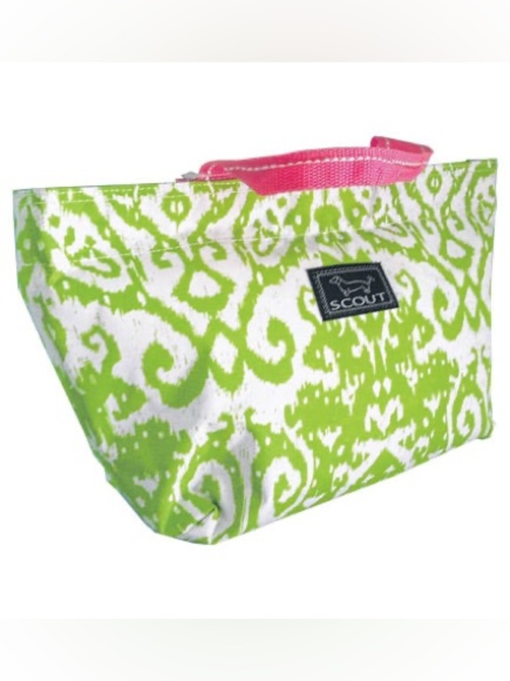 Scout Lime Ikat Nooner Lunch Bag